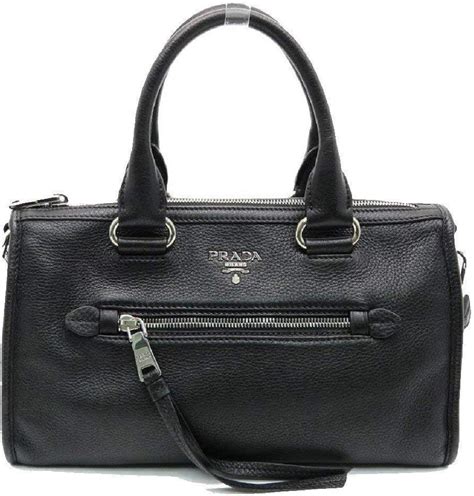 prada vitello phenix bauletto|PRADA Vitello Phenix Bauletto Black 1498846 .